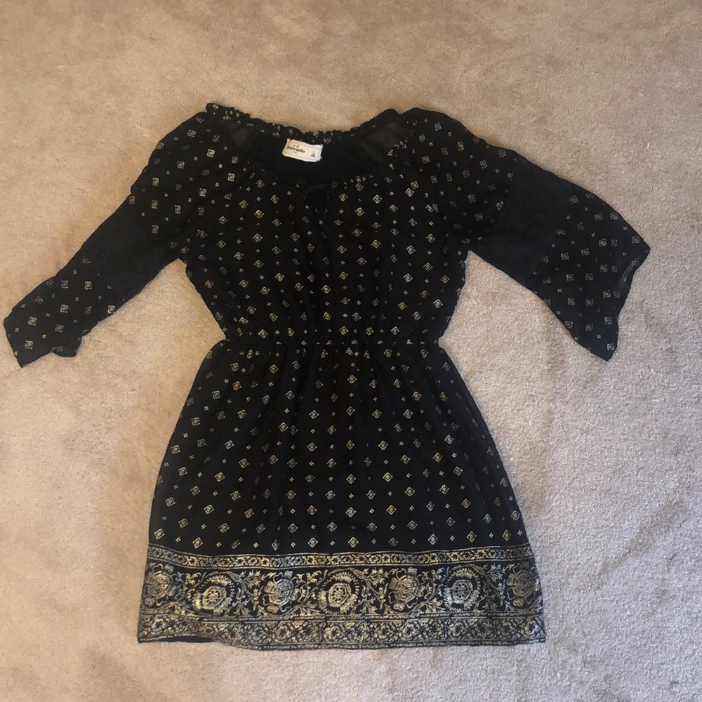 Abercrombie kids black dress.
